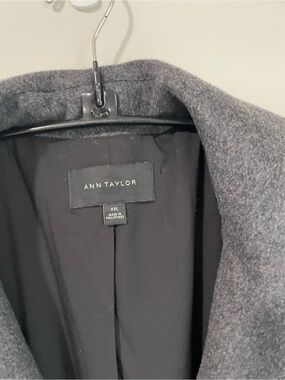 Ann Taylor Charcoal Gray Peacoat